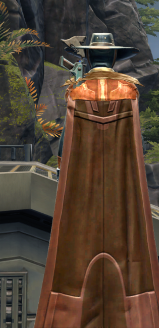 Outlaws Parlay Armor Set player-view from Star Wars: The Old Republic.