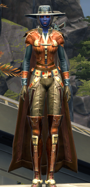Outlaws Parlay Armor Set Outfit from Star Wars: The Old Republic.