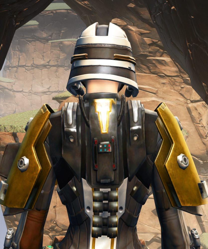 Overwatch Shield Armor Set detailed back view from Star Wars: The Old Republic.