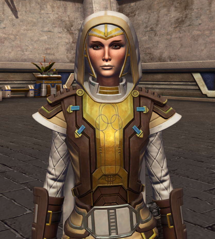 Patient Defender (hood) Armor Set from Star Wars: The Old Republic.