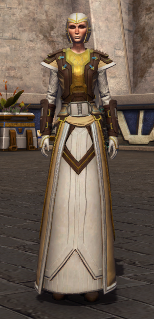 Patient Defender (no hood) Armor Set Outfit from Star Wars: The Old Republic.