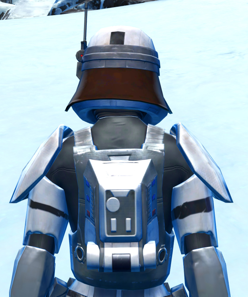 Phobium Onslaught Armor Set detailed back view from Star Wars: The Old Republic.