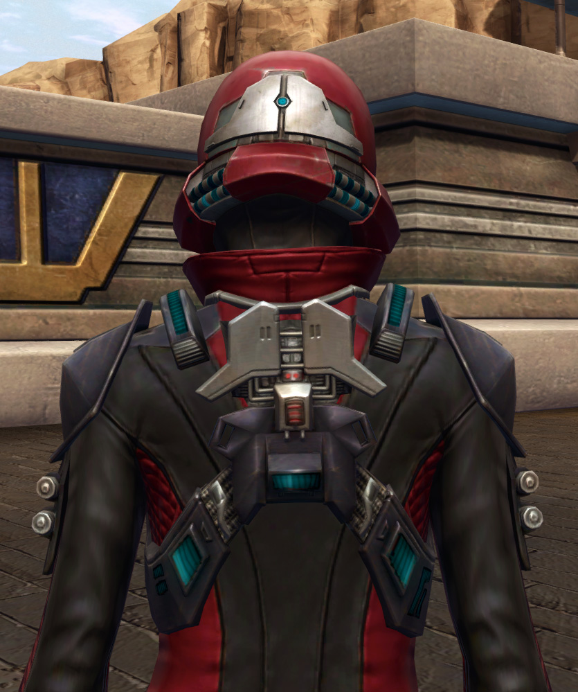 Precise Targeter Armor Set detailed back view from Star Wars: The Old Republic.