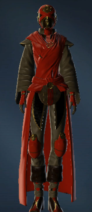 Dark Disciple Armor Set Outfit from Star Wars: The Old Republic.