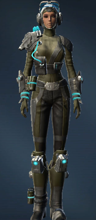 Iokath Technographer Armor Set Outfit from Star Wars: The Old Republic.