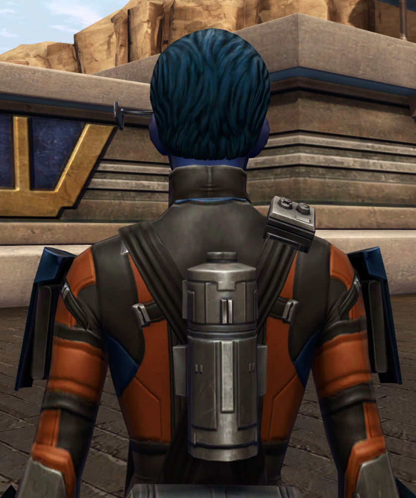 Probe Tech Armor Set detailed back view from Star Wars: The Old Republic.