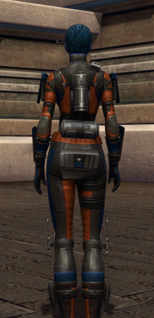 Probe Tech Armor Set player-view from Star Wars: The Old Republic.