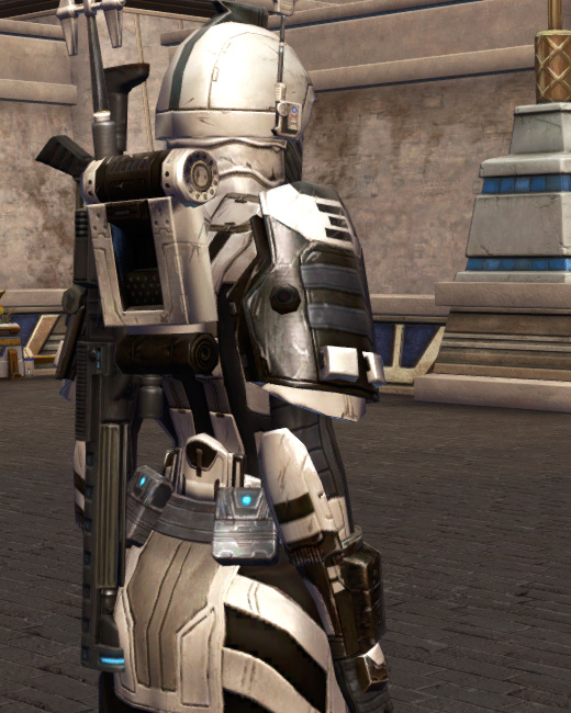 Rakata Boltblaster (Republic) Armor Set Back from Star Wars: The Old Republic.