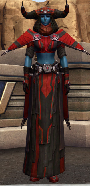 Rakata Duelist (Imperial) Armor Set Outfit from Star Wars: The Old Republic.