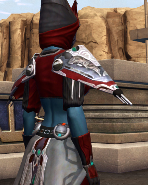 Rakata Force-Lord (Imperial) Armor Set Back from Star Wars: The Old Republic.