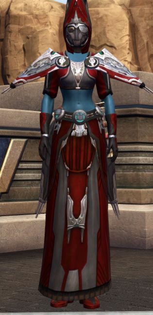 Rakata Force-Lord (Imperial) Armor Set Outfit from Star Wars: The Old Republic.
