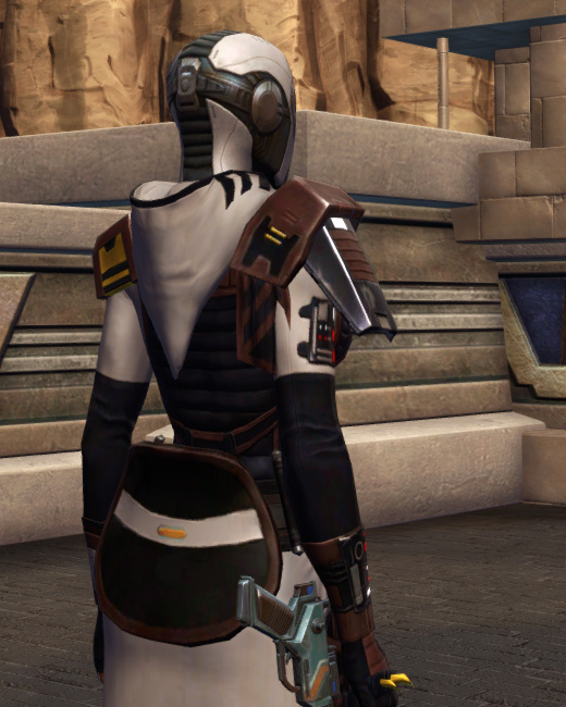 Rakata Targeter (Imperial) Armor Set Back from Star Wars: The Old Republic.