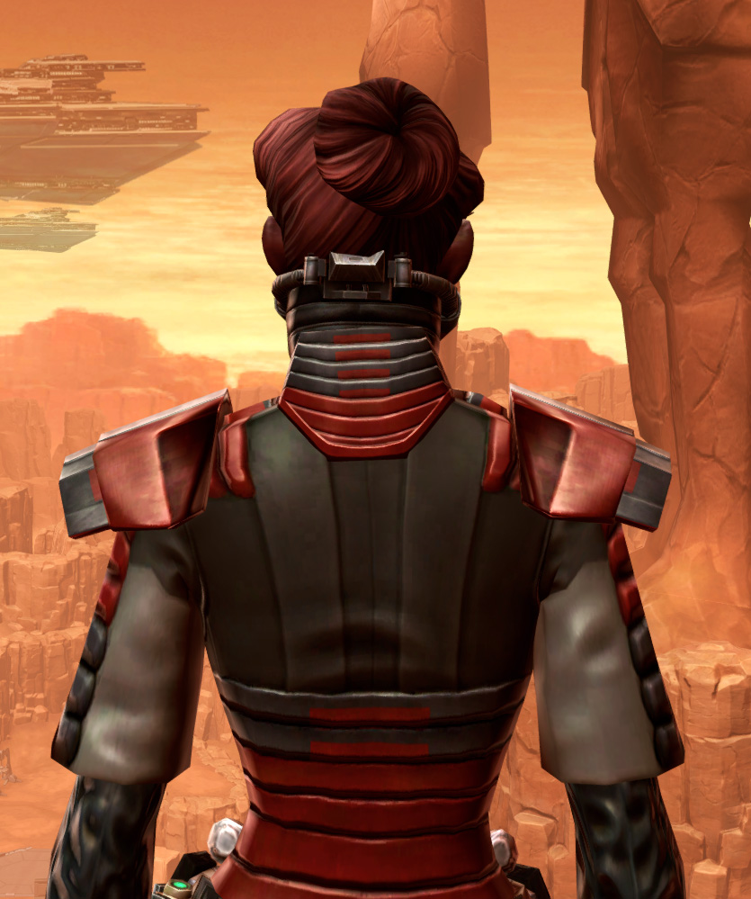 Reinforced Chanlon Armor Set detailed back view from Star Wars: The Old Republic.