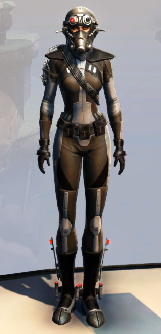 Remnant Arkanian Agent Armor Set Outfit from Star Wars: The Old Republic.