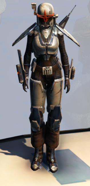 Remnant Arkanian Bounty Hunter Armor Set Outfit from Star Wars: The Old Republic.