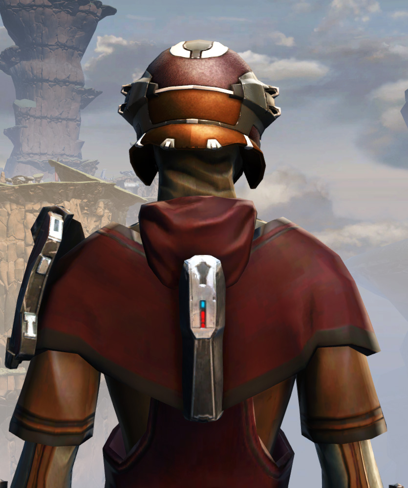 Remnant Arkanian Consular Armor Set detailed back view from Star Wars: The Old Republic.