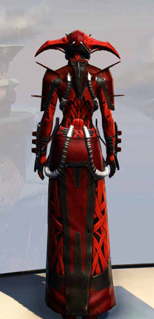 Remnant Arkanian Inquisitor Armor Set player-view from Star Wars: The Old Republic.