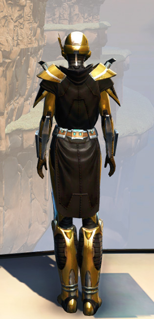 Remnant Arkanian Knight Armor Set player-view from Star Wars: The Old Republic.