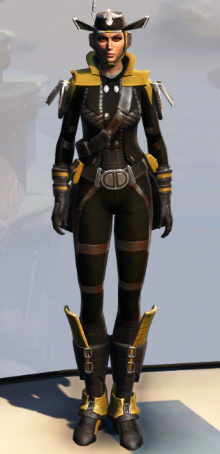 Remnant Dreadguard Smuggler Armor Set Outfit from Star Wars: The Old Republic.