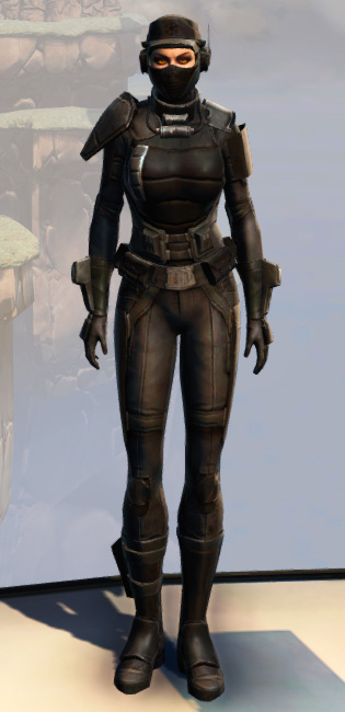 Remnant Resurrected Agent Armor Set Outfit from Star Wars: The Old Republic.