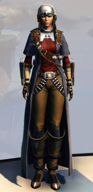 Remnant Underworld Smuggler Armor Set Outfit from Star Wars: The Old Republic.