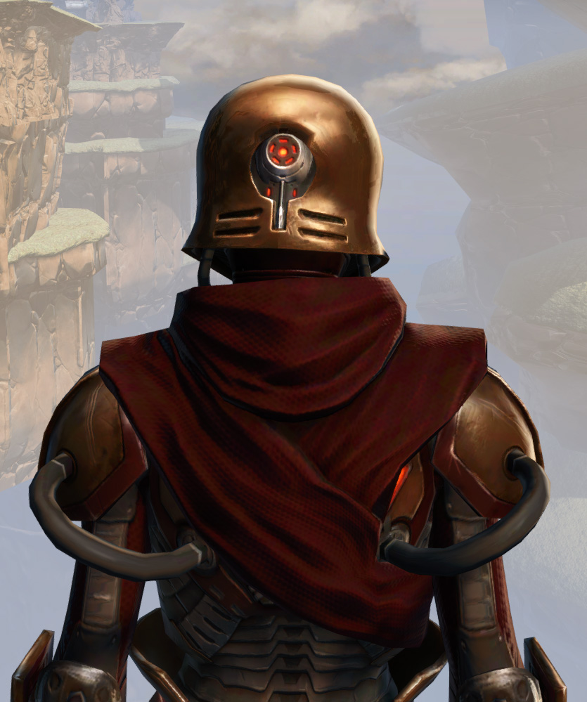 Remnant Underworld Warrior Armor Set detailed back view from Star Wars: The Old Republic.