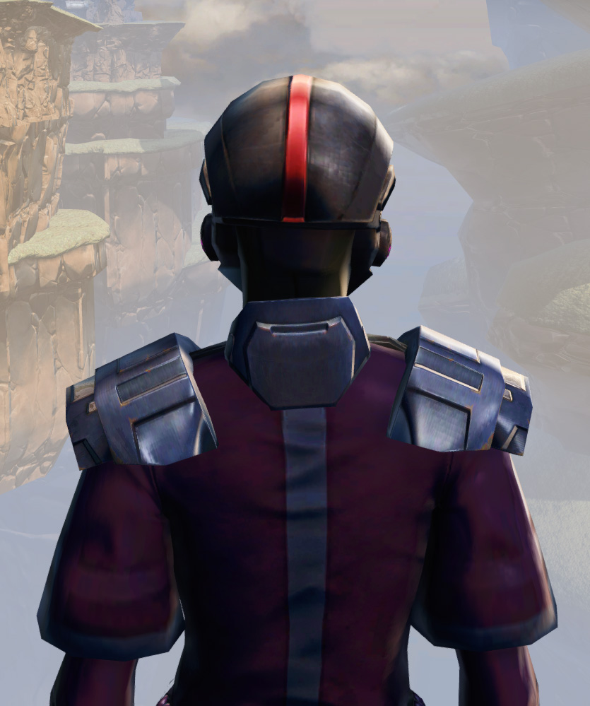 Remnant Yavin Warrior Armor Set detailed back view from Star Wars: The Old Republic.