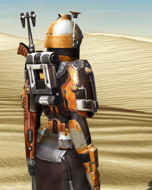 Republic Containment Officer Armor Set Back from Star Wars: The Old Republic.