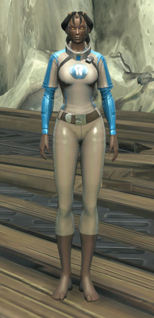 Republic Practice Jersey Armor Set Outfit from Star Wars: The Old Republic.