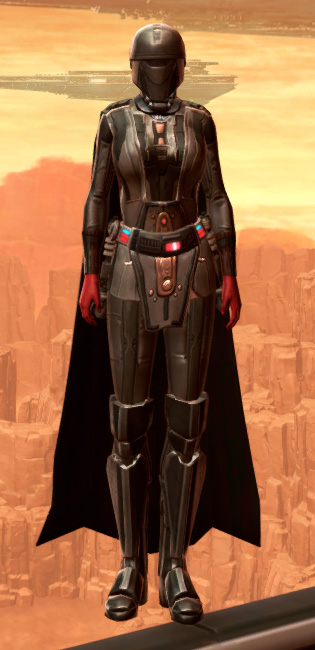 Resilient Lacqerous Armor Set Outfit from Star Wars: The Old Republic.