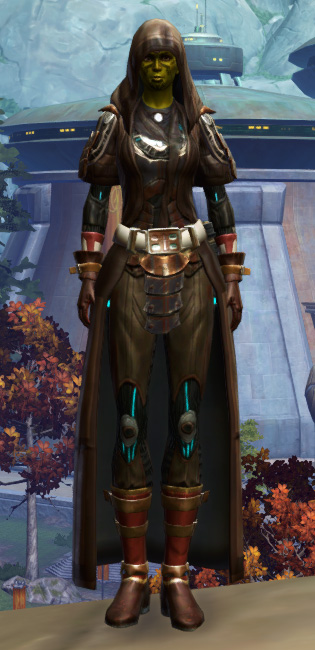 Resilient Polyplast Armor Set Outfit from Star Wars: The Old Republic.