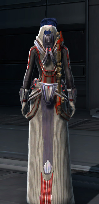 Rodian Flame Force Expert Armor Set player-view from Star Wars: The Old Republic.