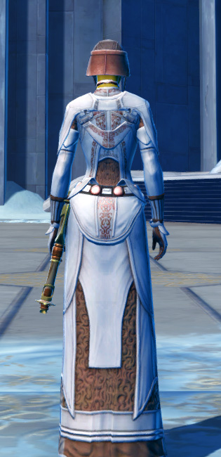 Rodian Flame Force Expert Armor Set player-view from Star Wars: The Old Republic.