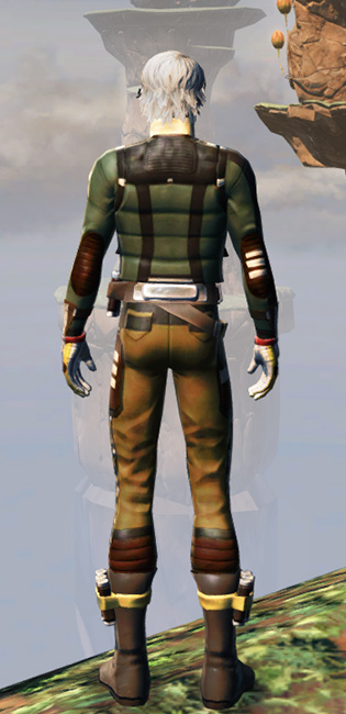 Rugged Smuggling Armor Set player-view from Star Wars: The Old Republic.