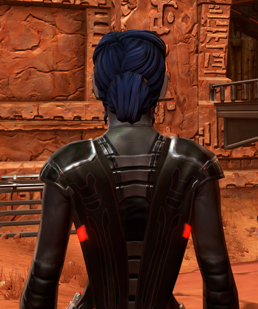 Saber Marshal Armor Set detailed back view from Star Wars: The Old Republic.