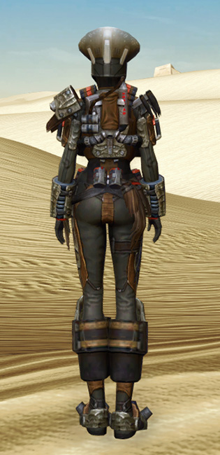 Savage Hunter Armor Set player-view from Star Wars: The Old Republic.