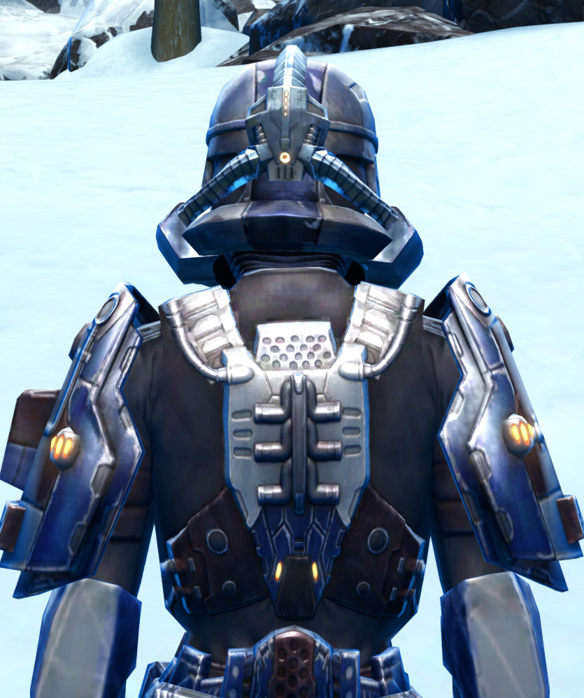 Section Guardian Armor Set detailed back view from Star Wars: The Old Republic.
