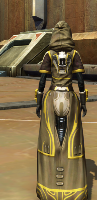 Sentinel Elite Armor Set player-view from Star Wars: The Old Republic.