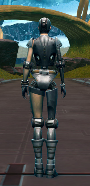 Series 510 Cybernetic Armor Set player-view from Star Wars: The Old Republic.
