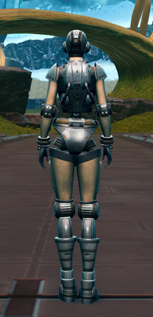 Series 617 Cybernetic Armor Set player-view from Star Wars: The Old Republic.