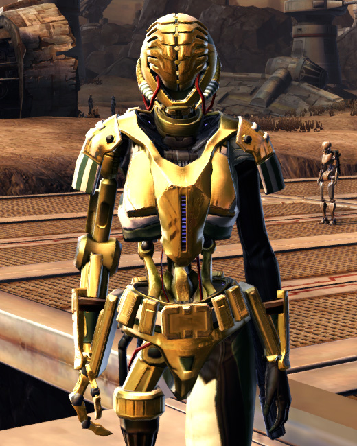 Series 79 Aureate Cybernetic Armor Set Preview from Star Wars: The Old Republic.