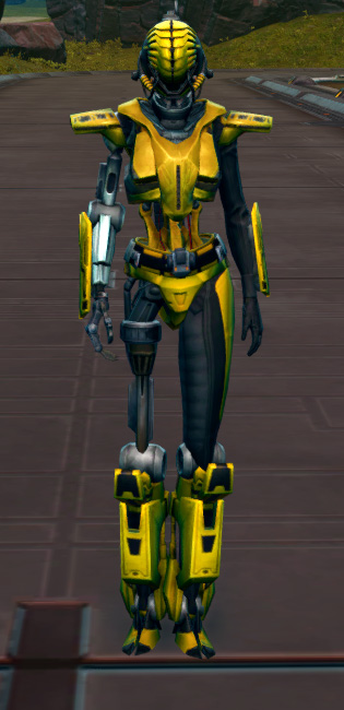 Series 808 Cybernetic Armor Armor Set Outfit from Star Wars: The Old Republic.