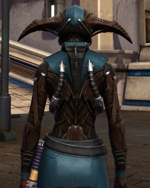 Shadow Purger Armor Set Back from Star Wars: The Old Republic.