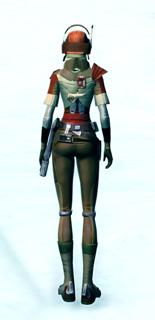 Shrewd Privateer Armor Set player-view from Star Wars: The Old Republic.