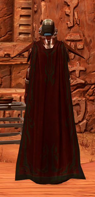 Sith Archon Armor Set player-view from Star Wars: The Old Republic.