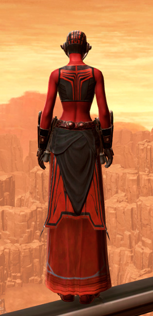 Sith Combatant Armor Set player-view from Star Wars: The Old Republic.