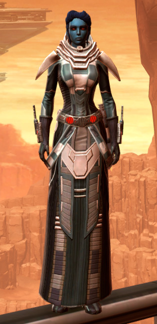 Sorcerer Adept Armor Set Outfit from Star Wars: The Old Republic.
