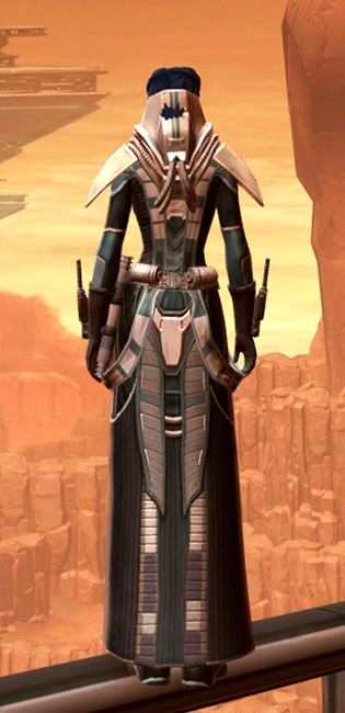 Sorcerer Adept Armor Set player-view from Star Wars: The Old Republic.