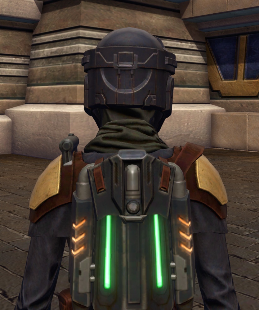 Space Guardian Armor Set detailed back view from Star Wars: The Old Republic.