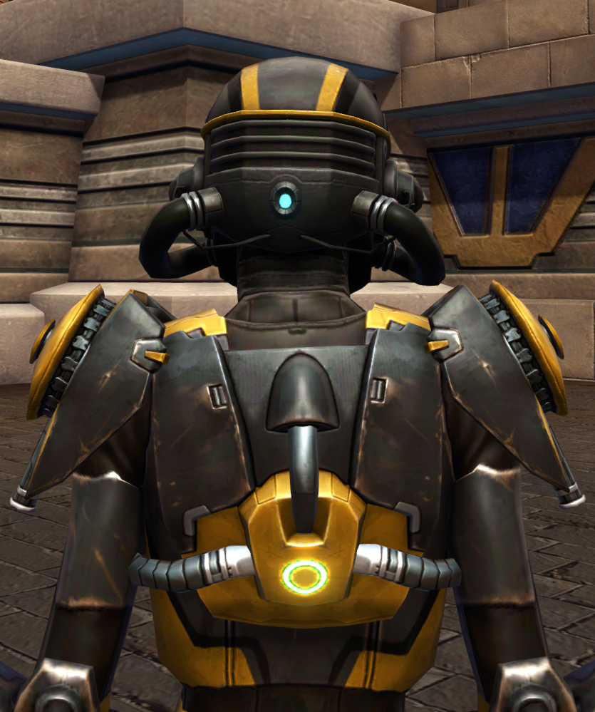 Squad Leader Armor Set detailed back view from Star Wars: The Old Republic.